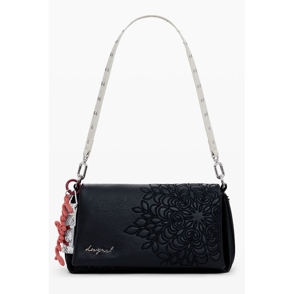 Desigual Schwarze Polyethylen-Damenhandtasche