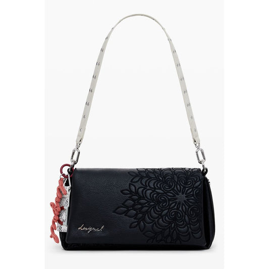 Desigual Schwarze Polyethylen-Damenhandtasche