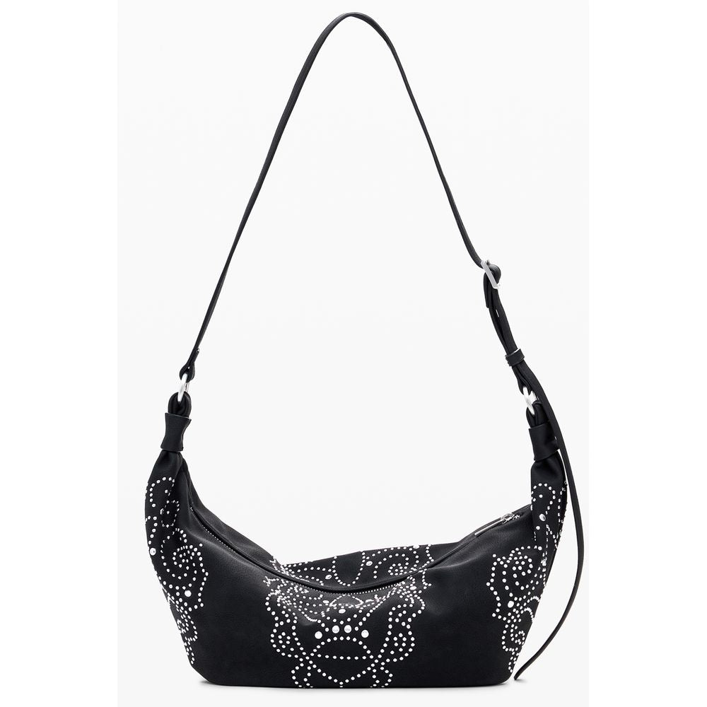 Desigual Schwarze Polyethylen-Damenhandtasche
