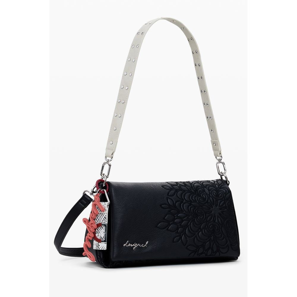 Desigual Schwarze Polyethylen-Damenhandtasche