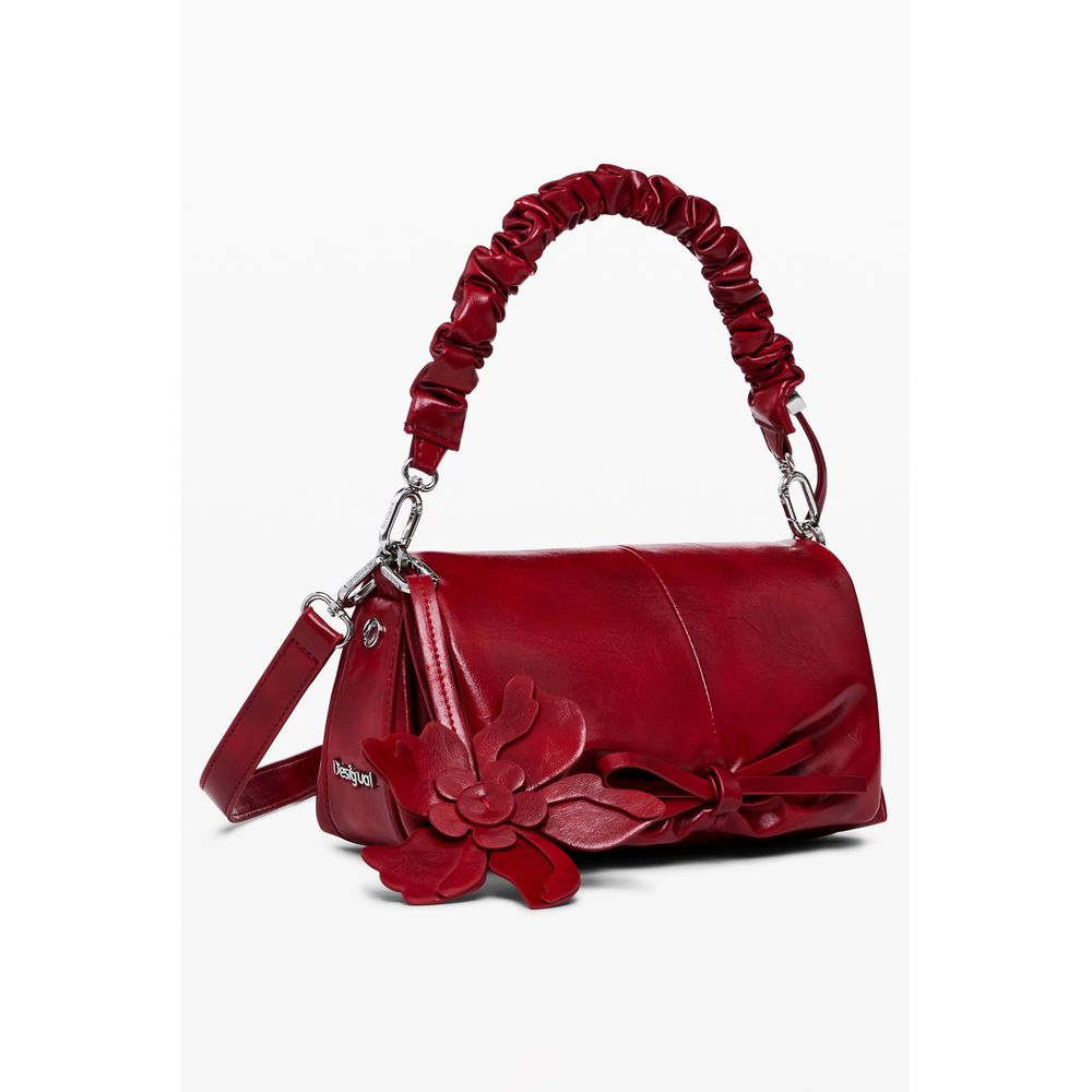 Desigual Rote Polyethylen Damen Handtasche