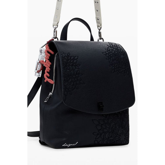 Desigual Black Polyethylene Women Backpack
