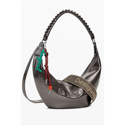 Desigual Bronze Polyethylen Damen Handtasche