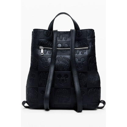 Desigual Schwarzer Polyethylen-Rucksack für Damen