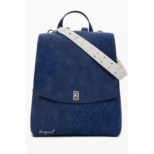 Desigual Blauer Polyethylen-Rucksack für Damen