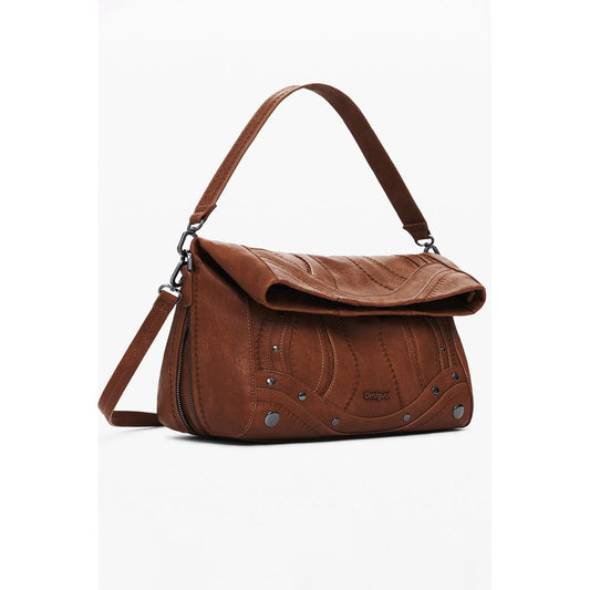 Desigual Brown Polyethylene Women Handbag