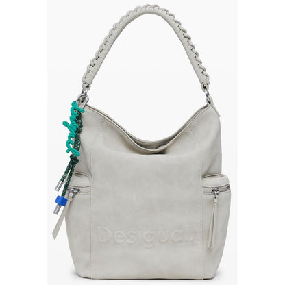 Desigual Beige Polyethylen Damen Rucksack