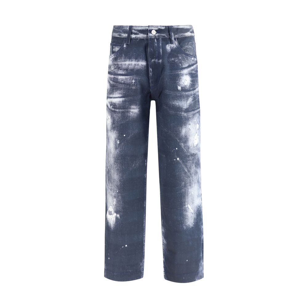 Emporio Armani Denim-Printhose