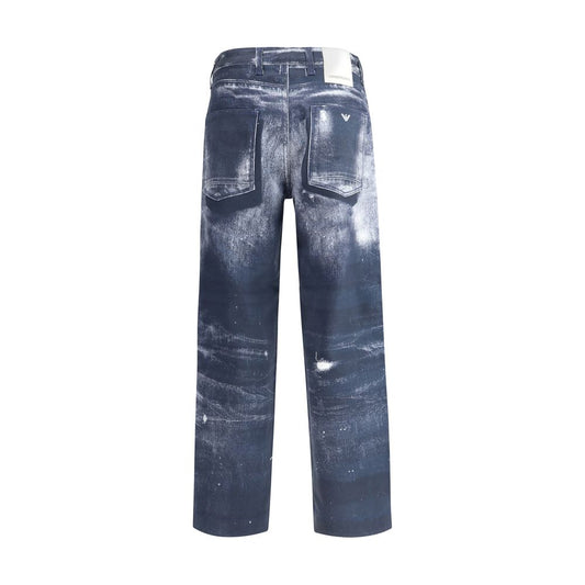 Emporio Armani Denim-Printhose