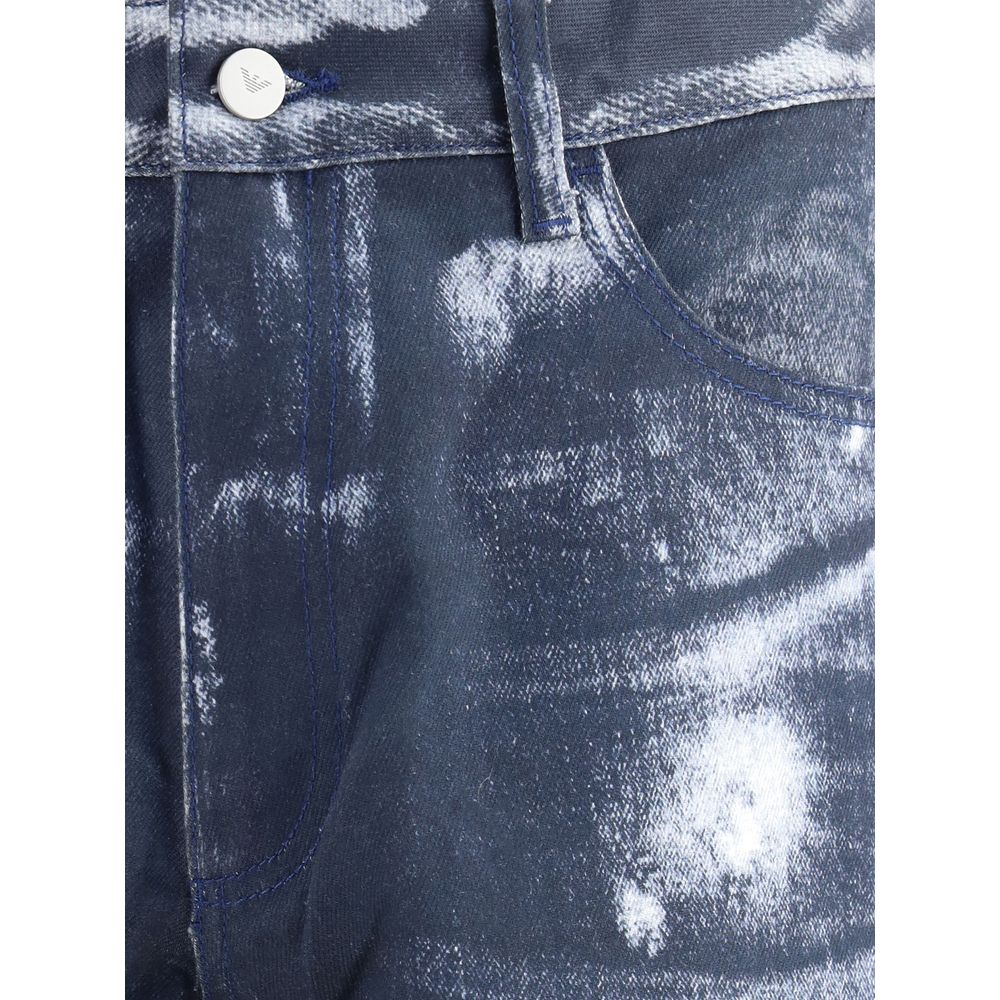 Emporio Armani Denim-Printhose