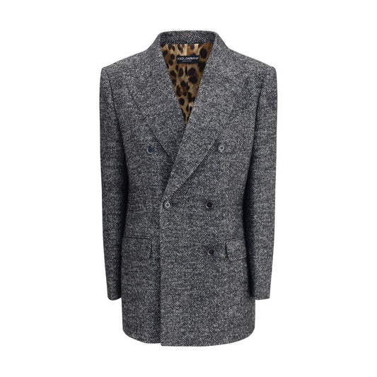 Dolce &amp; Gabbana Zweireihiger Blazer mit Chevron-Muster