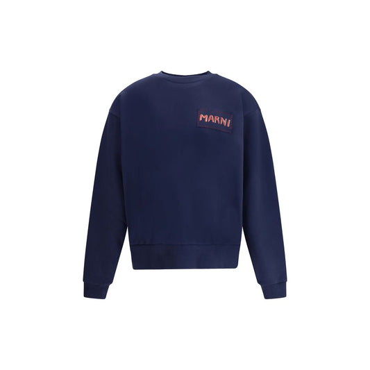 Marni Sweatshirt aus blauer Baumwolle