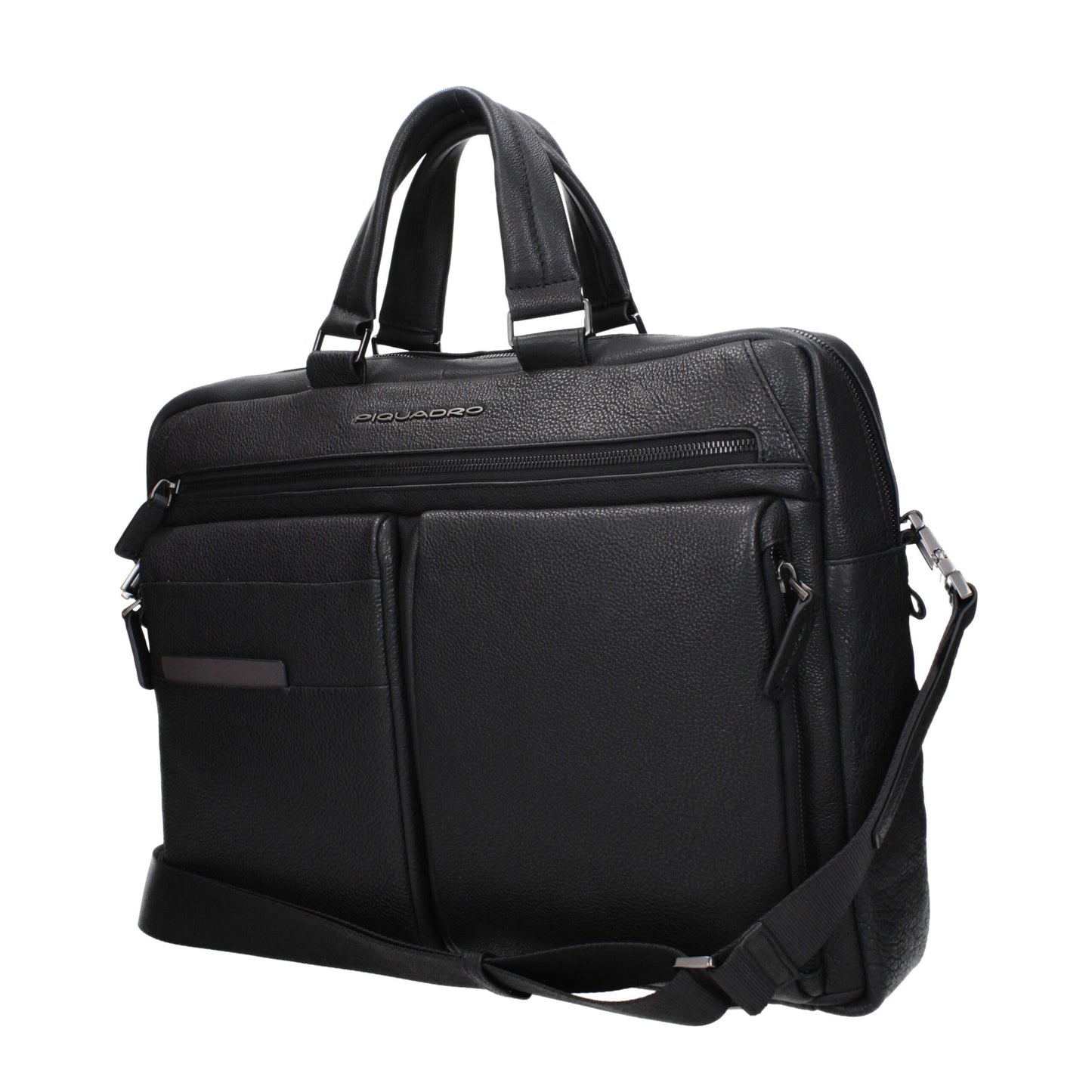 Piquadro Schwarze Business- und Laptoptaschen aus Leder