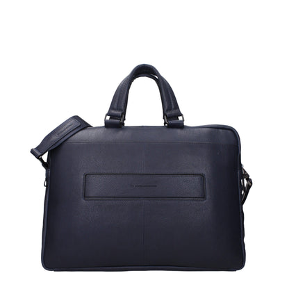 Piquadro Blaue Business- und Laptoptaschen aus Leder