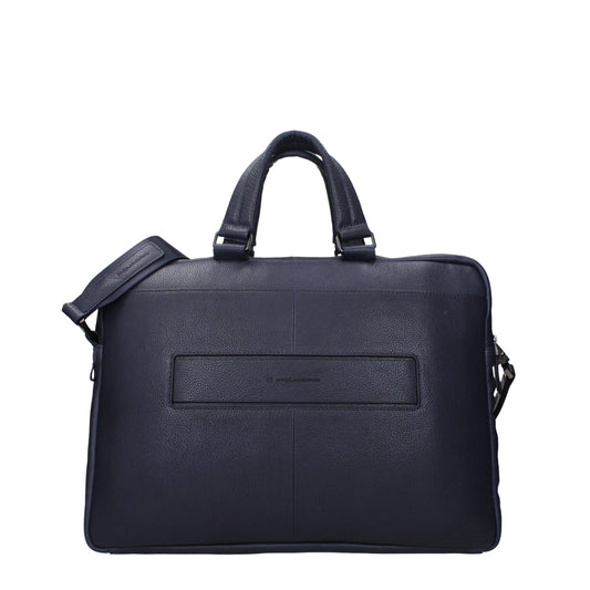 Piquadro Blaue Business- und Laptoptaschen aus Leder