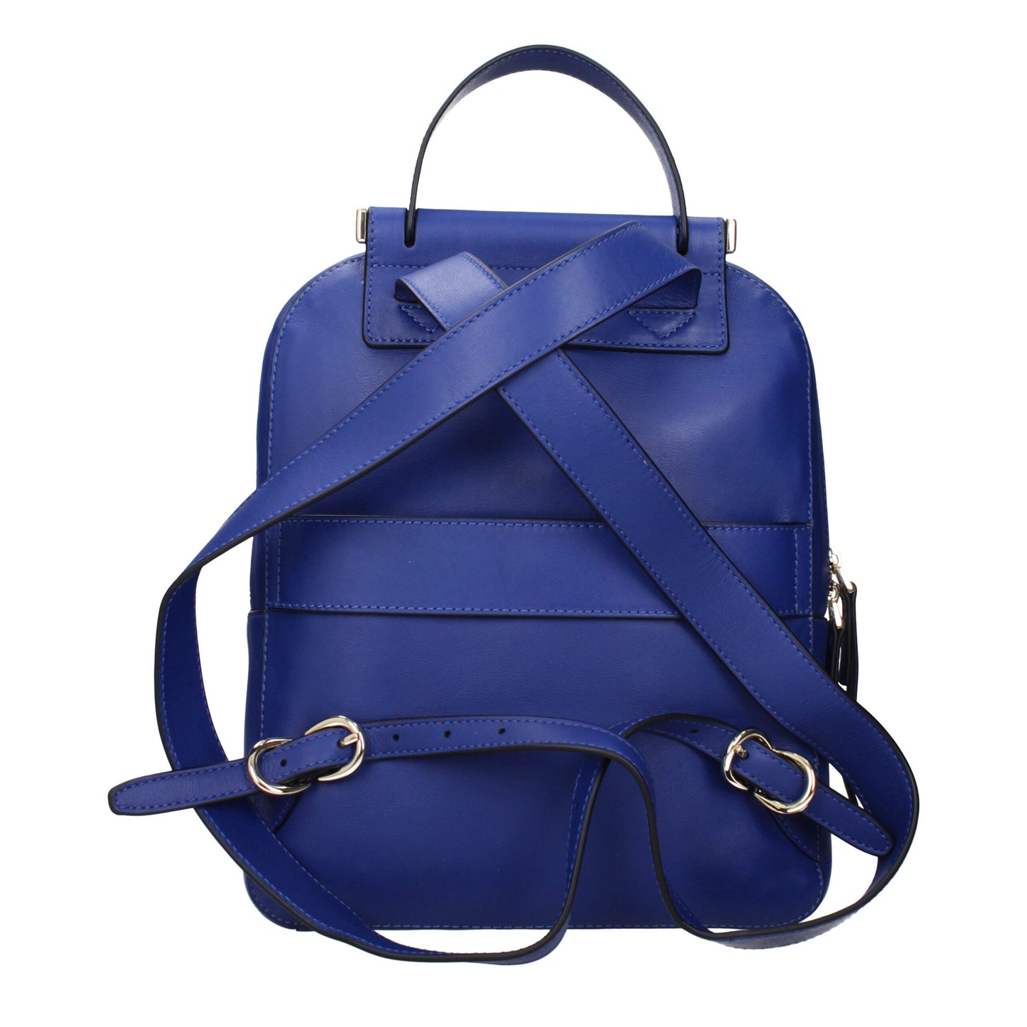 Piquadro Blaue Lederrucksäcke