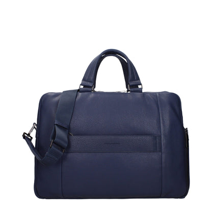 Piquadro Blaue Business- und Laptoptaschen aus Leder
