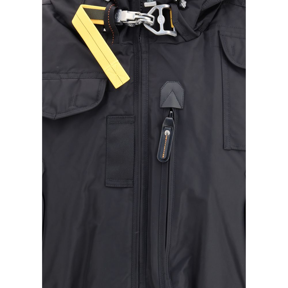 Parajumpers Schwarze Nylon-Bomberjacke