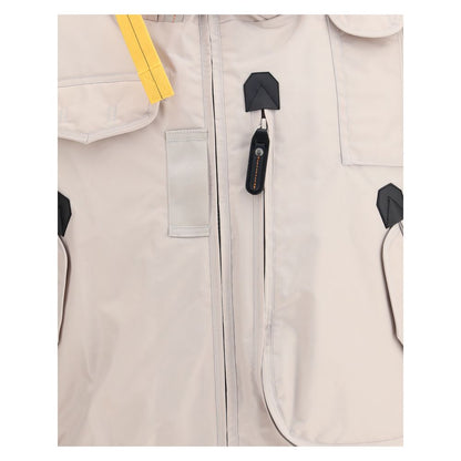 Parajumpers Bomberjacke aus beigefarbenem Nylon