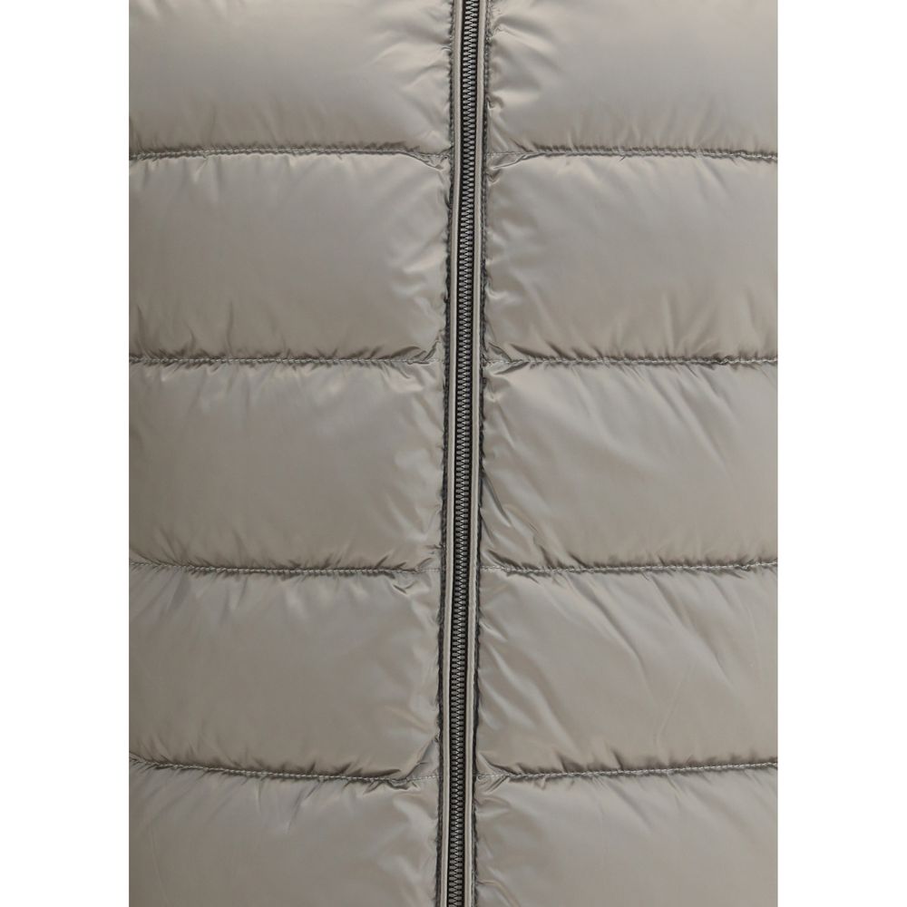 Parajumpers Graue, durchgehende Jacke aus Polyamid