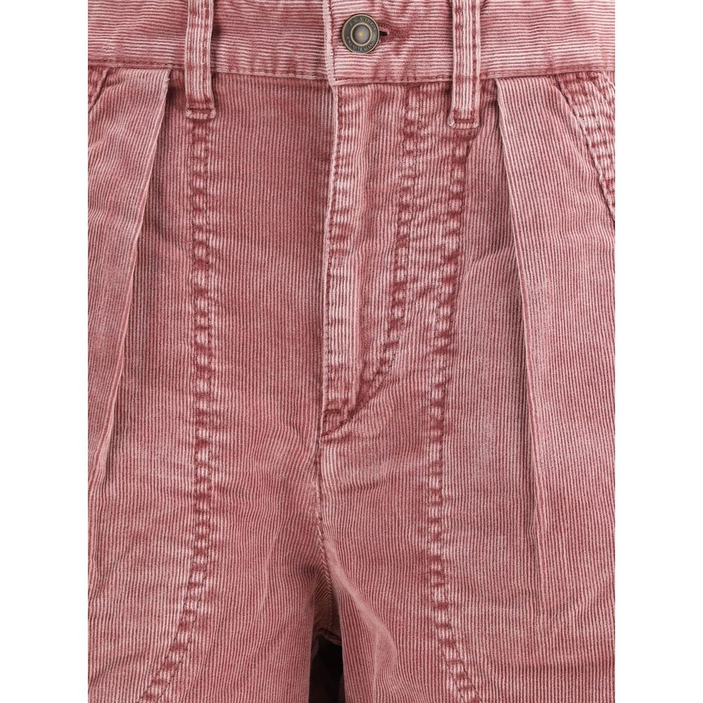 Marant Etoile Gerippte Samthose