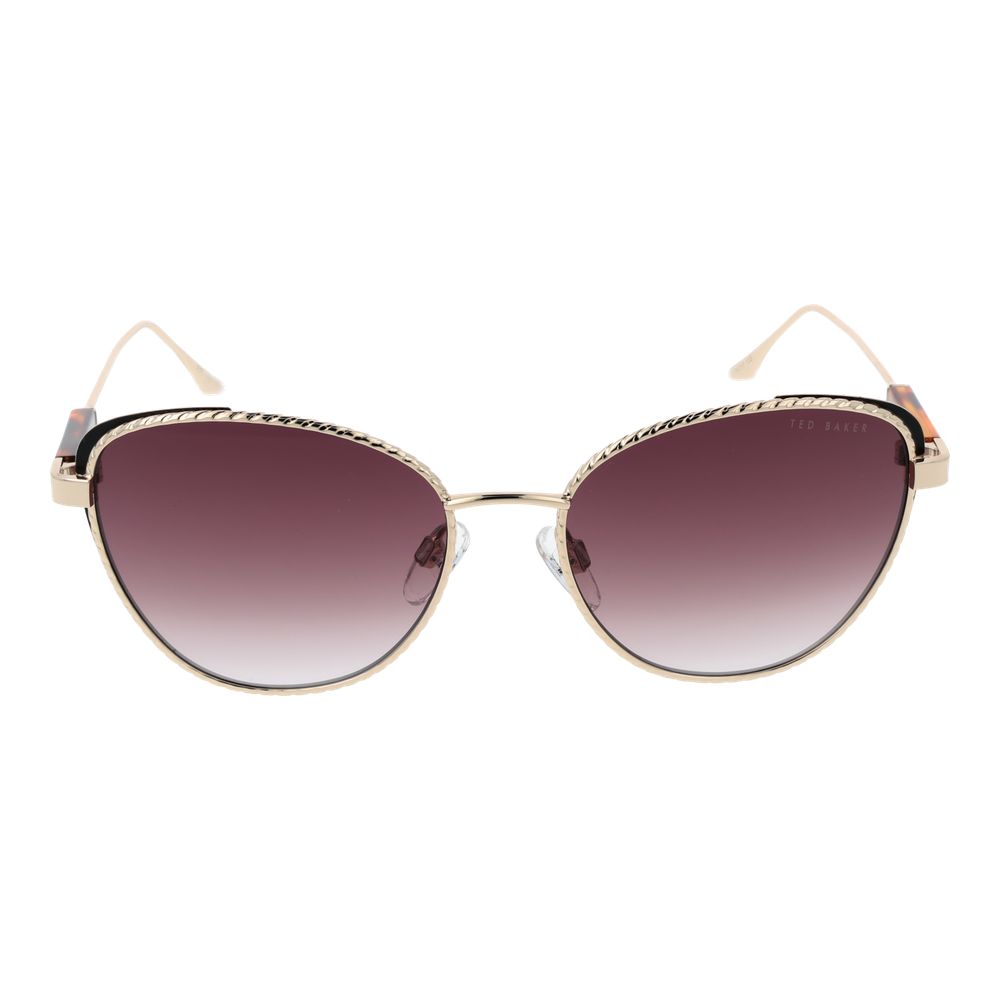 Ted Baker – Goldene Sonnenbrille für Damen