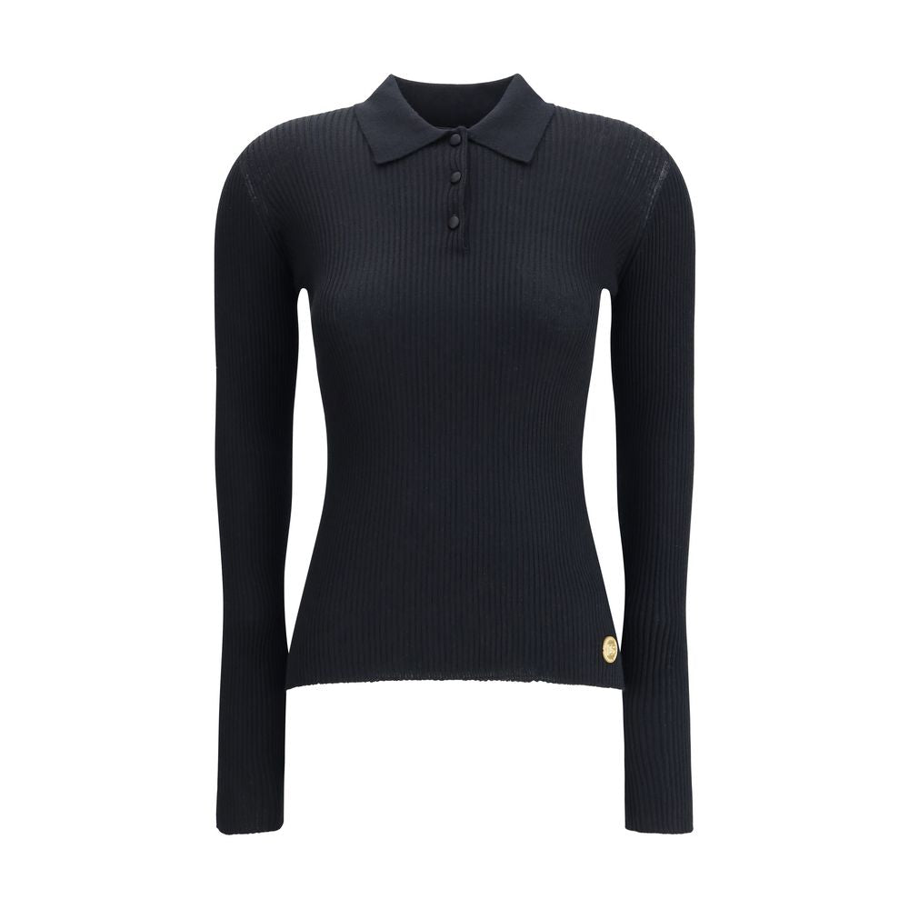 Dolce &amp; Gabbana Schwarzes Kaschmir-Poloshirt