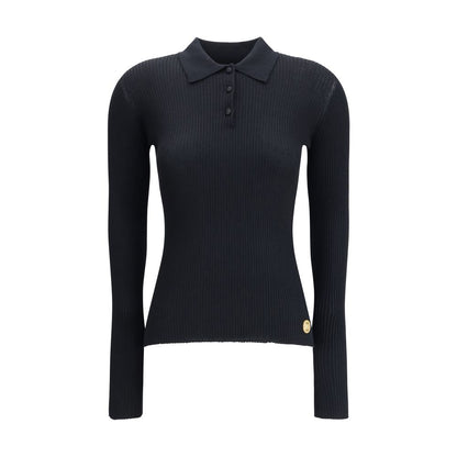 Dolce &amp; Gabbana Schwarzes Kaschmir-Poloshirt
