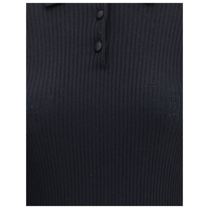 Dolce &amp; Gabbana Schwarzes Kaschmir-Poloshirt