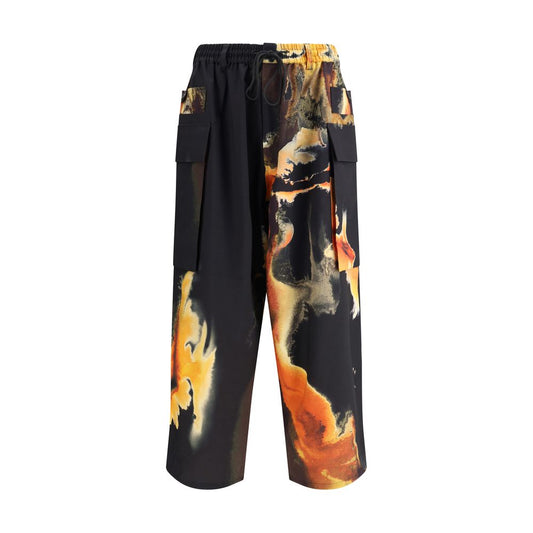 Y-3 Mehrfarbige Cargohose aus Polyethylen