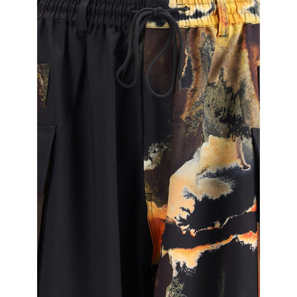 Y-3 Mehrfarbige Cargohose aus Polyethylen