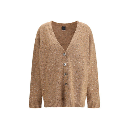 PINKO Beige Wollcardigan