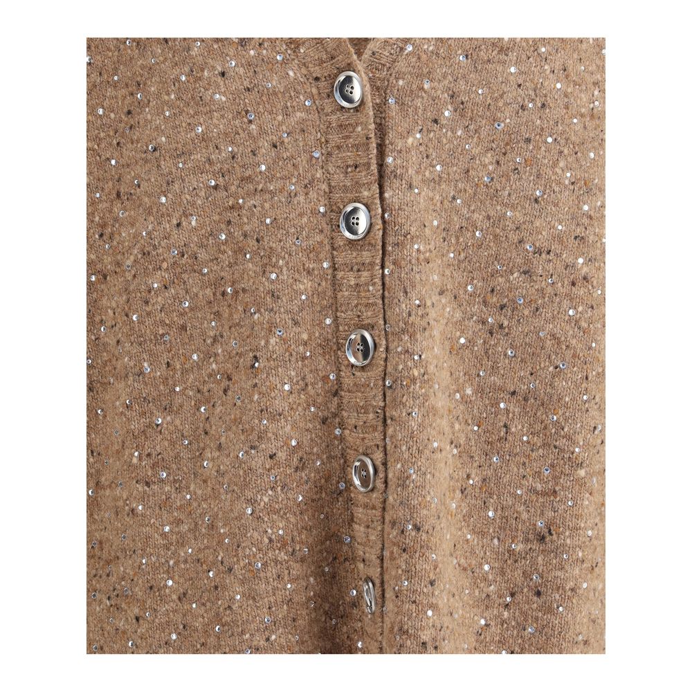 PINKO Beige Wollcardigan
