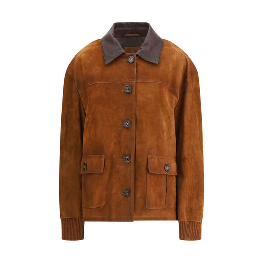 Valstar Ziegenlederjacke in Braun