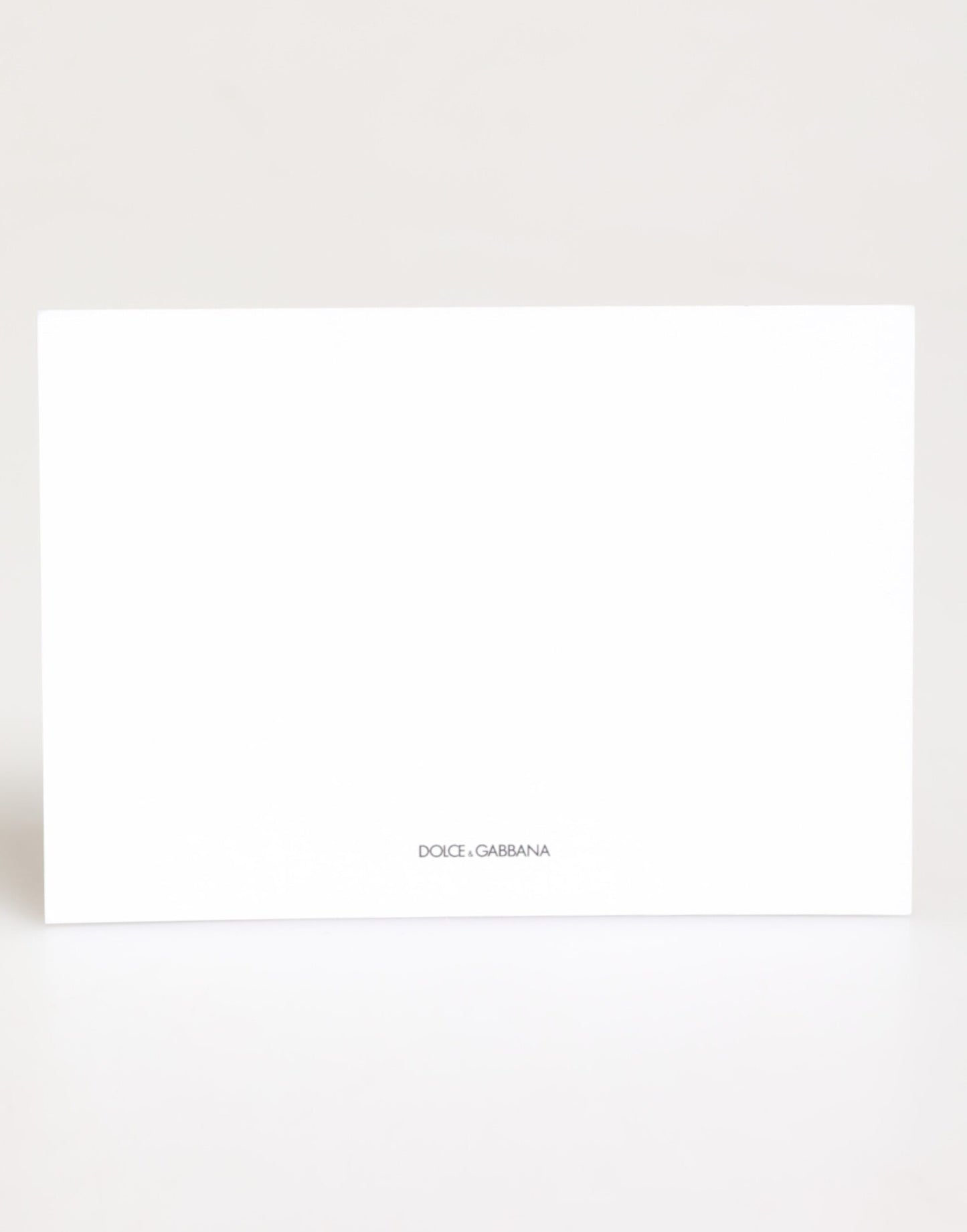 Dolce &amp; Gabbana – Mehrfarbiger Briefumschlag-Postkartenhalter aus Papier mit Leopardenmuster