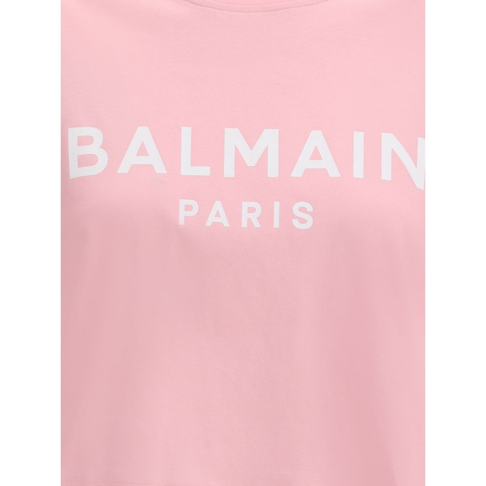 T-Shirt mit Balmain-Logo