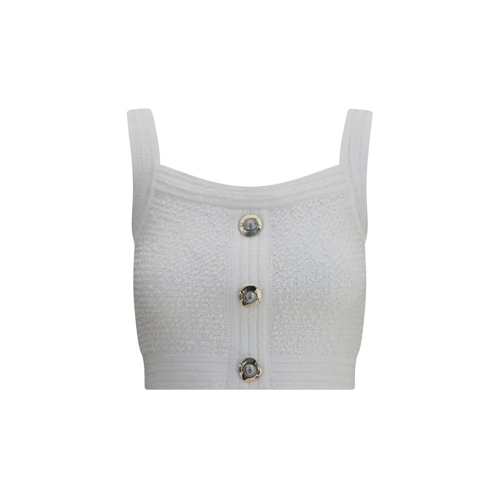 Balmain – Kurzes Tweed-Top