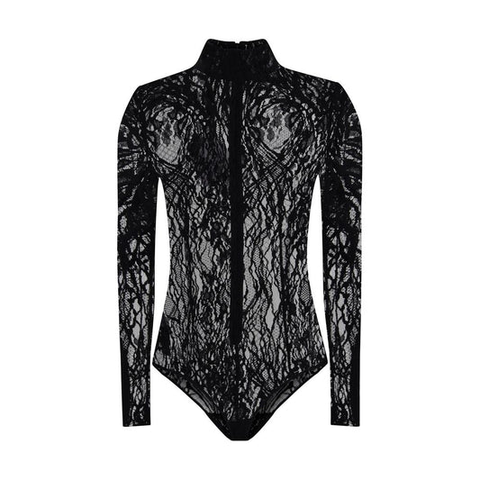 Schwarzes Baumwoll-Top von Balmain