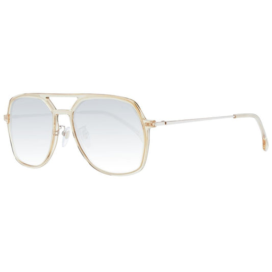 Lozza Beigefarbene Sonnenbrille aus Acetat und Kunststoff