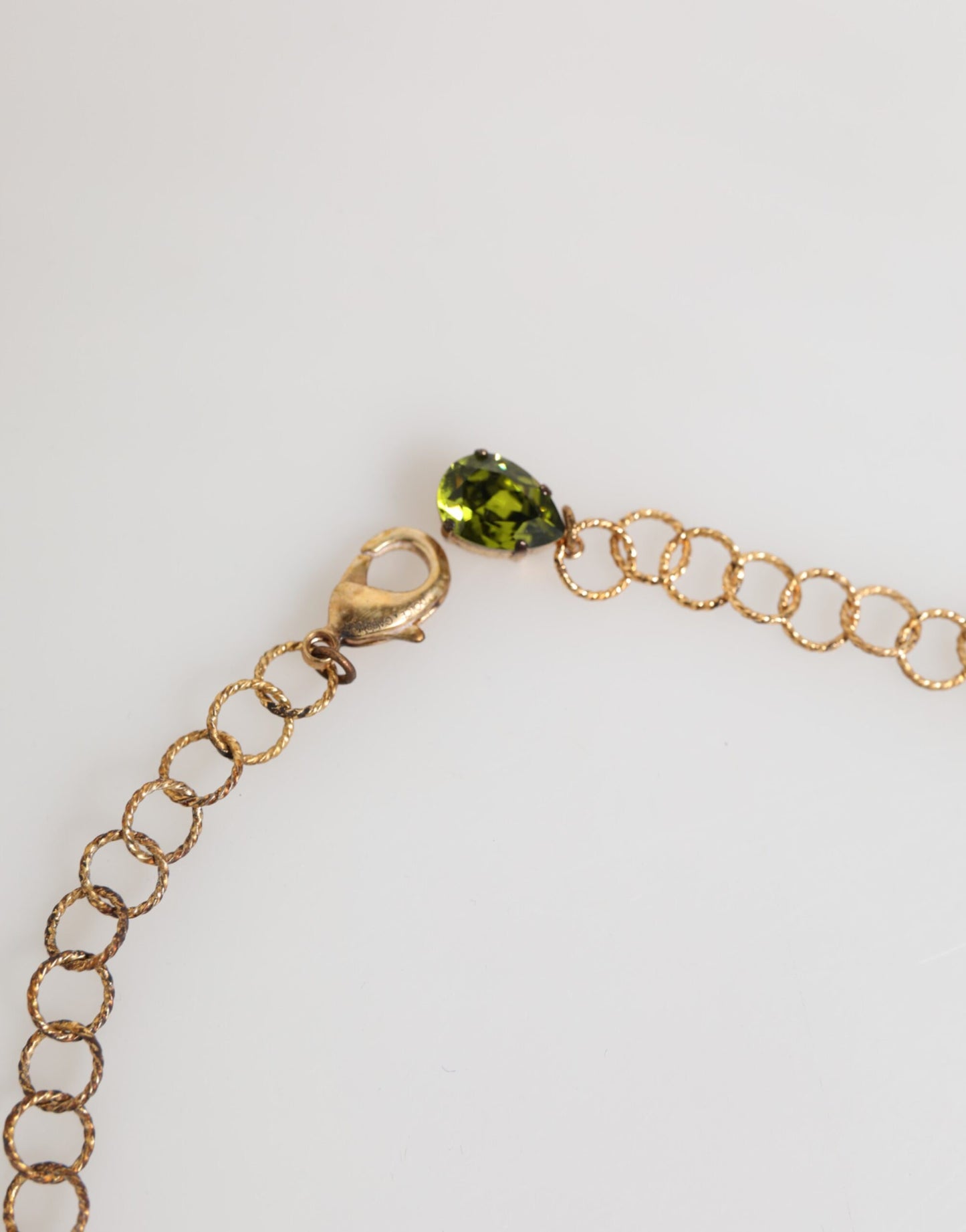 Dolce &amp; Gabbana – Statement-Halskette mit roten Rosen und Blumenkristallen