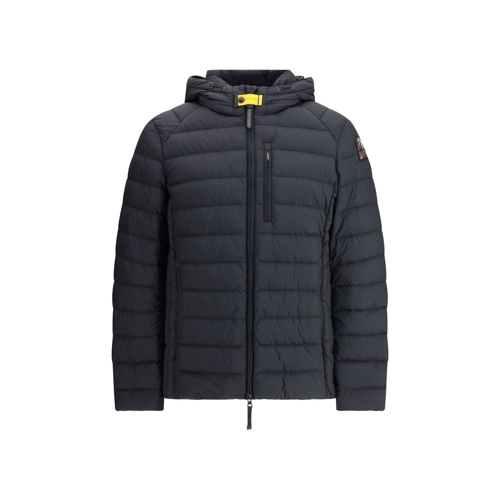 Parajumpers Schwarze, durchgehende Jacke aus Polyamid