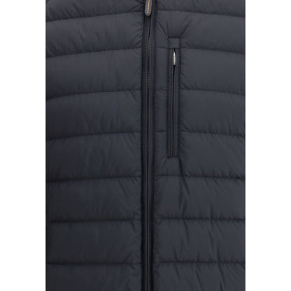 Parajumpers Schwarze, durchgehende Jacke aus Polyamid