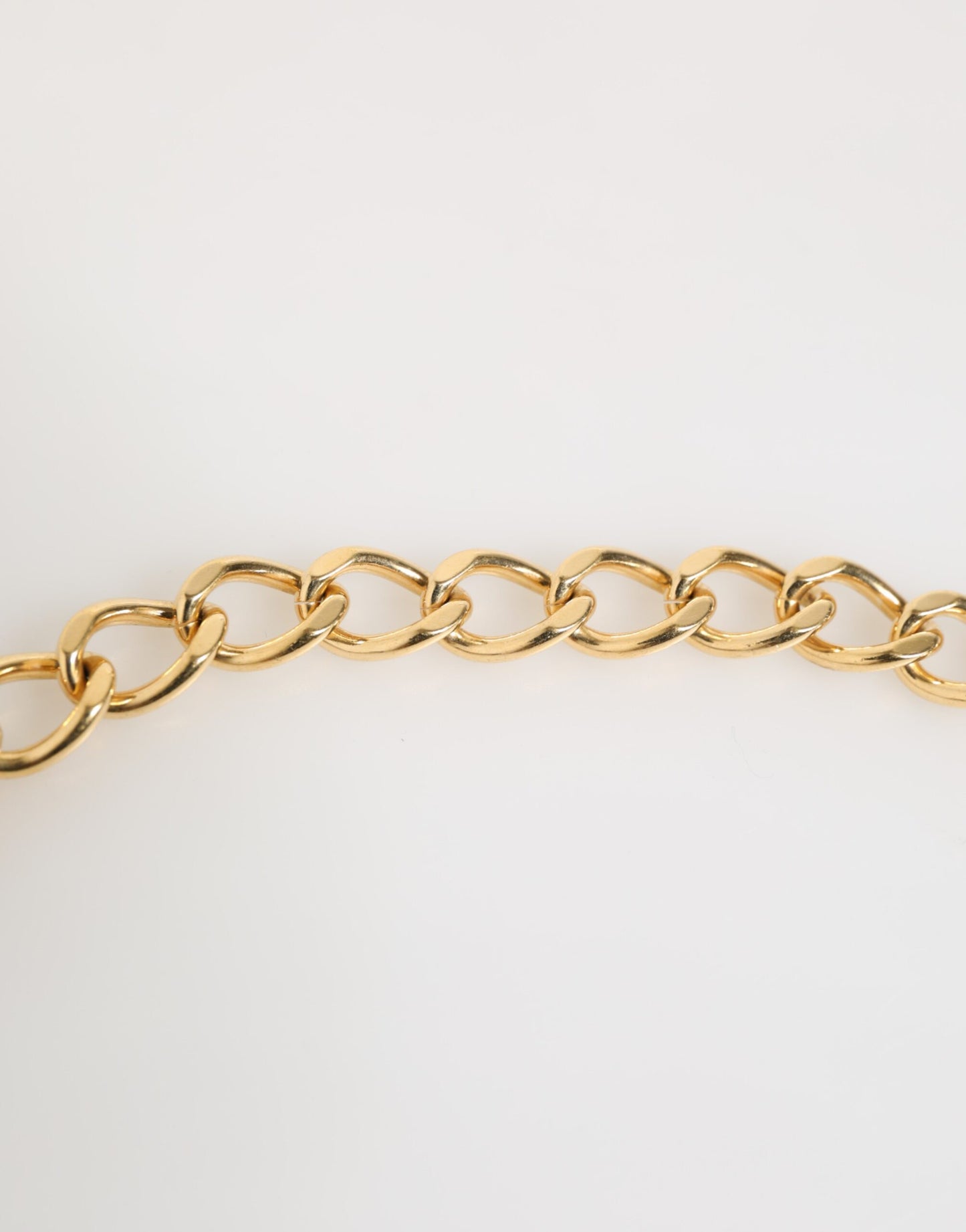 Dolce &amp; Gabbana Halskette mit mehrfarbigen Muranoglasperlen und Goldkette