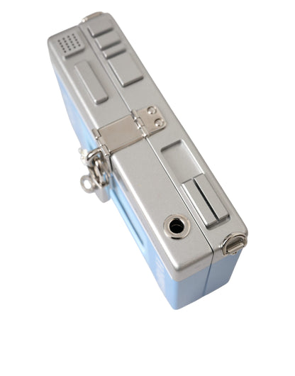 Dolce &amp; Gabbana – Mehrfarbige Umhängetasche mit Kassettenspieler-Box „DG Music“