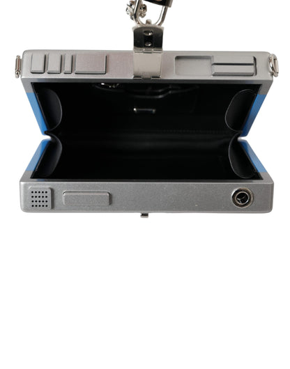 Dolce &amp; Gabbana – Mehrfarbige Umhängetasche mit Kassettenspieler-Box „DG Music“