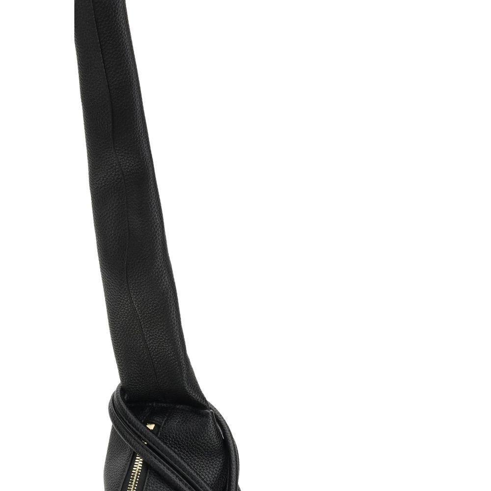 Ganni Hobo-Schultertasche aus Leder