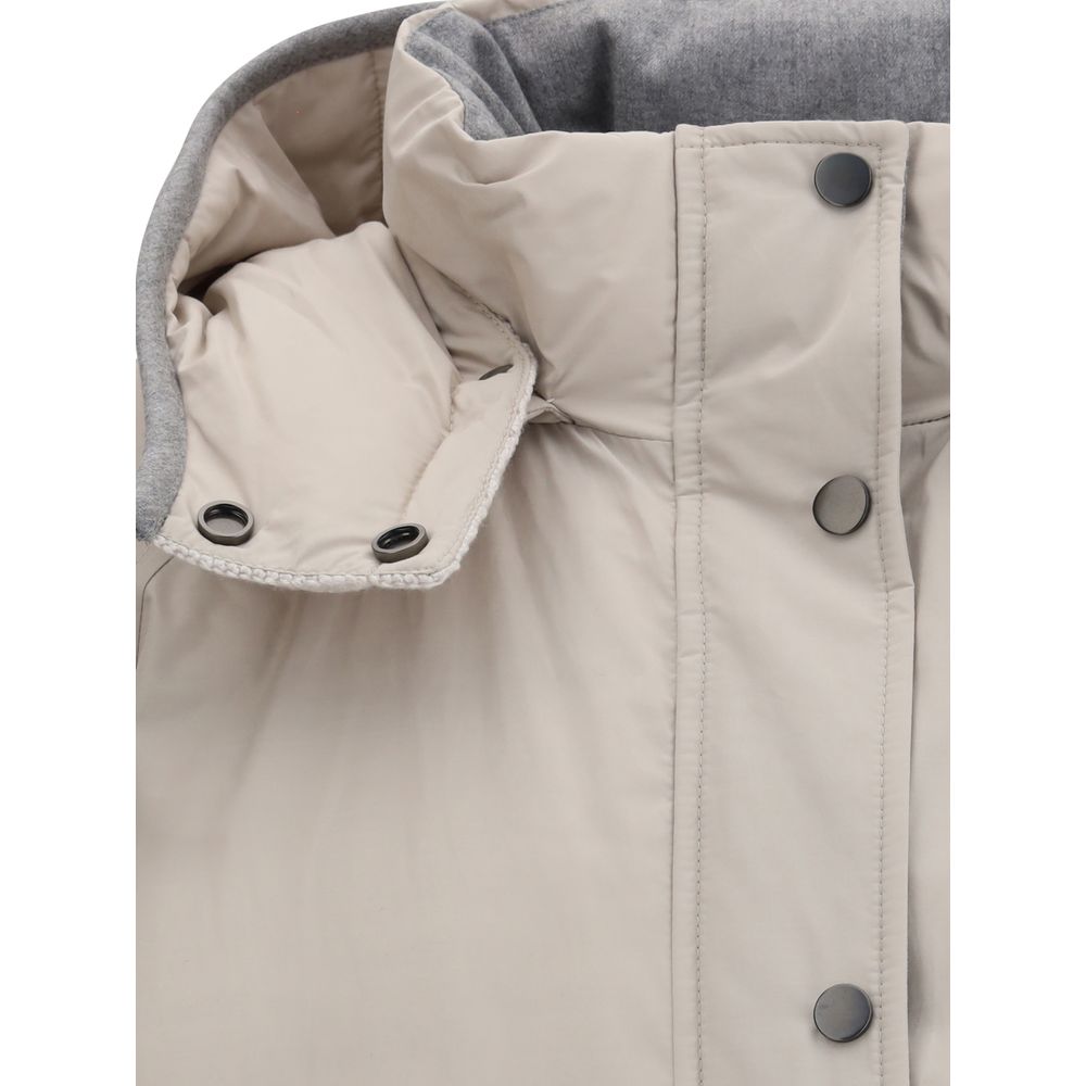 Brunello Cucinelli Wattierte Daunenjacke