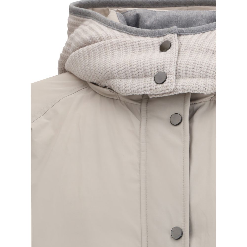 Brunello Cucinelli Wattierte Daunenjacke