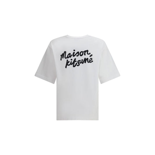 Maison Kitsuné – T-Shirt mit Kontrastlogo
