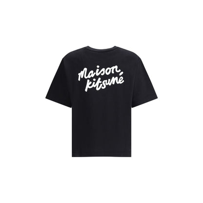 Maison Kitsuné – T-Shirt mit Kontrastlogo